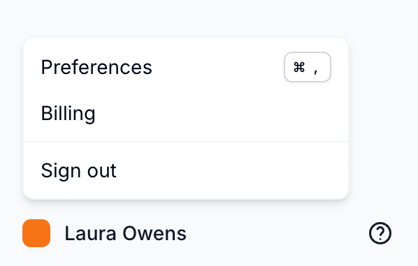 Reflect
				dropdown menu ui component