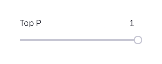 OpenAI
				slider ui component