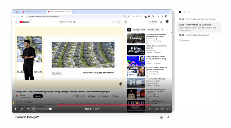 Supercut
				video player ui component