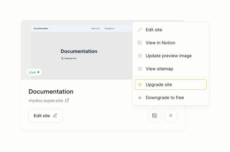 Super
				dropdown menu ui component