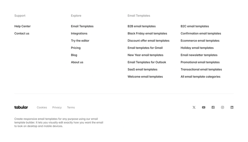 Tabular
				footer ui component