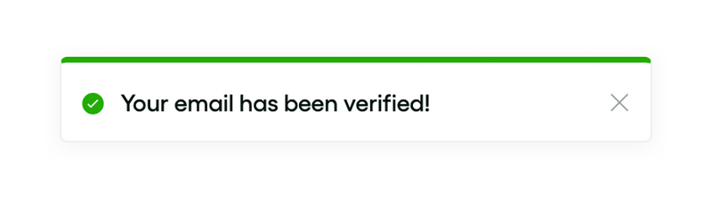 Bonsai
				notification toast ui component