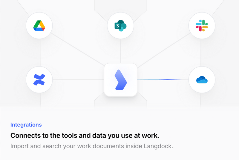 Langdock
				illustration ui component