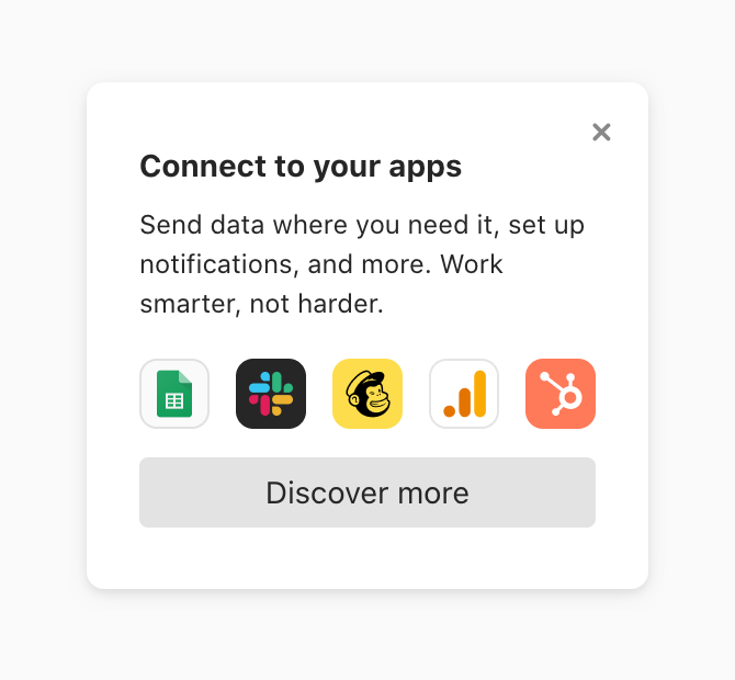Typeform
				tips ui component