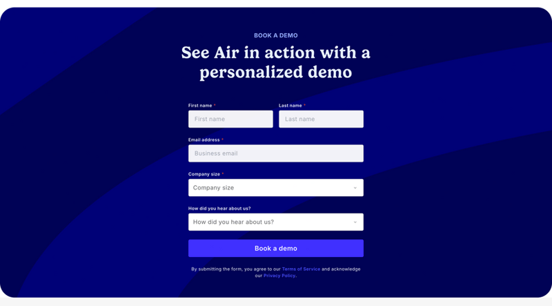 Air
			form layout form ui component