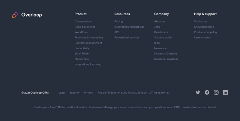 Overloop
				footer ui component