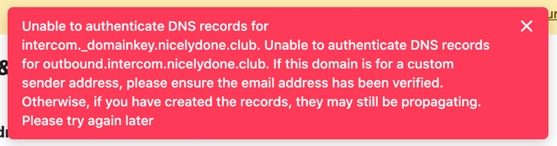 Intercom
				notification toast ui component