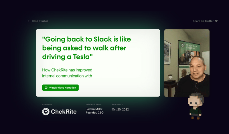 Threads
				testimonial ui component