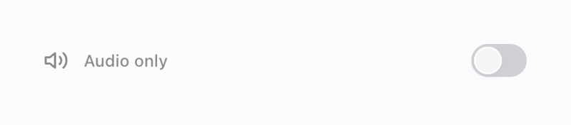 Threads
				toggle/switch ui component