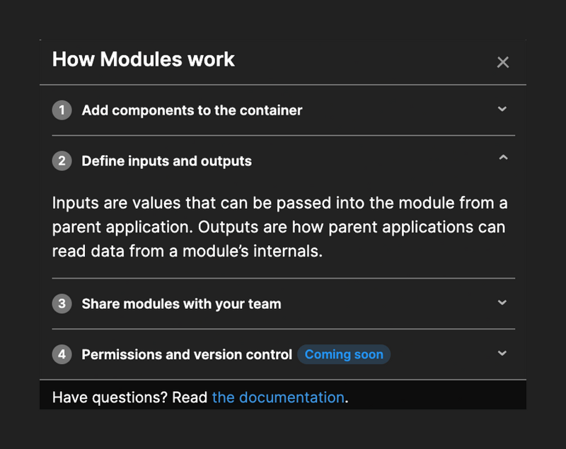 Retool
				accordion ui component