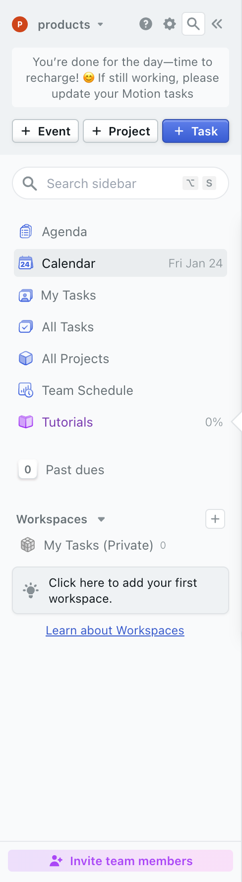 Motion
				vertical navigation ui component