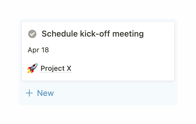 Notion
				card ui component