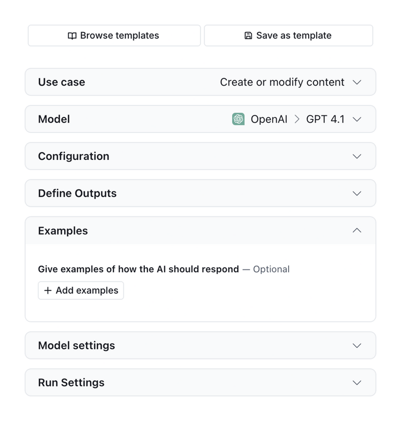 Clay
			form configuration artificial intelligence ui component
