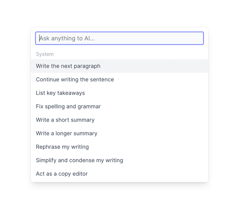 Reflect
				artificial intelligence ui component