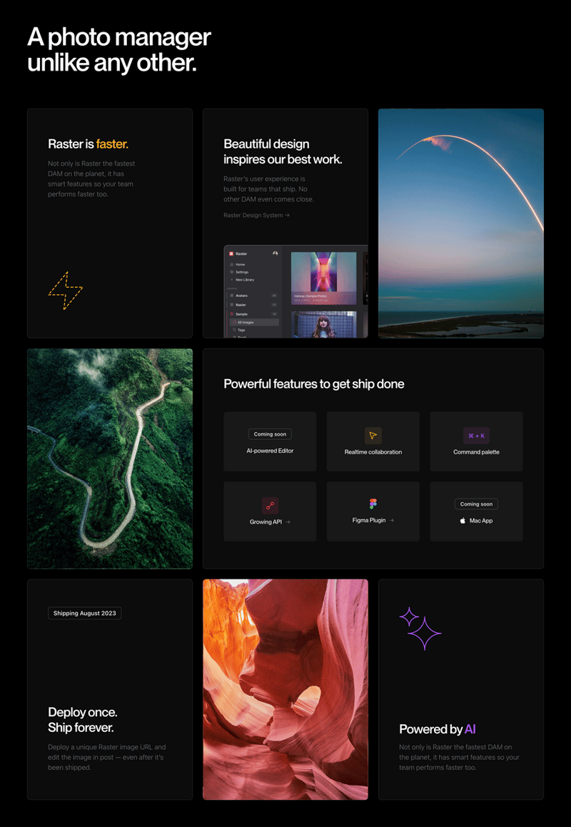 Raster
				bento box ui component