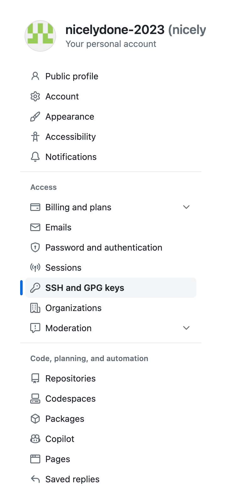 Github
				vertical navigation ui component