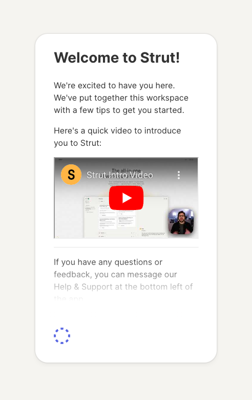 Strut
				card ui component