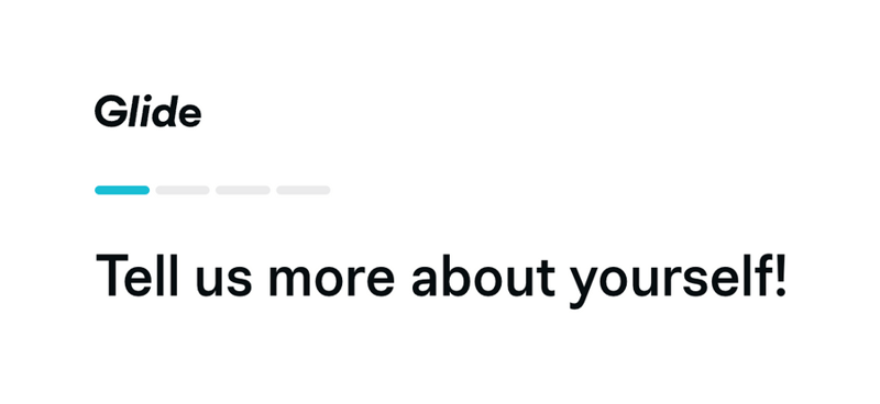 Glide
				progress indicator ui component