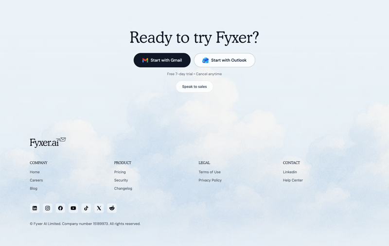 Fyxer
				footer ui component