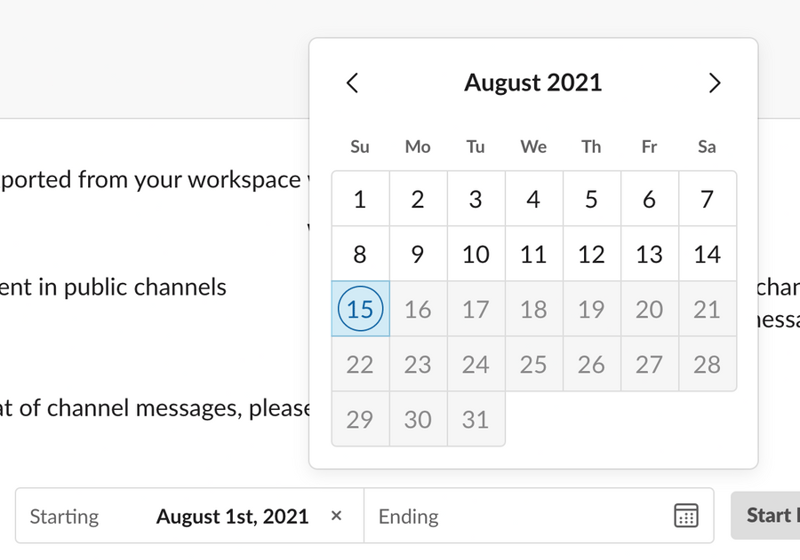 Slack
				datepicker ui component