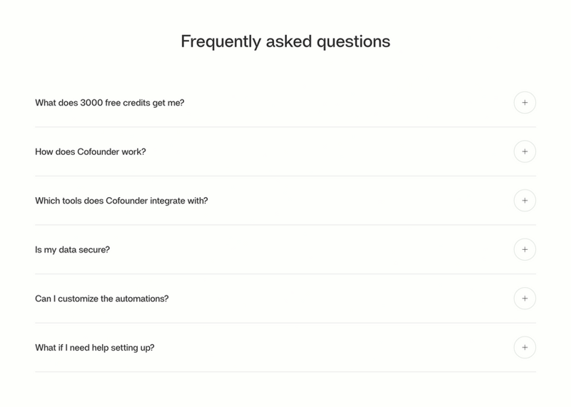 Cofounder
				faq ui component
