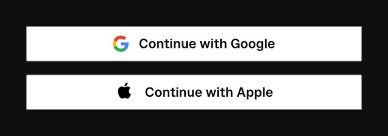Epidemic Sound
				social login button ui component