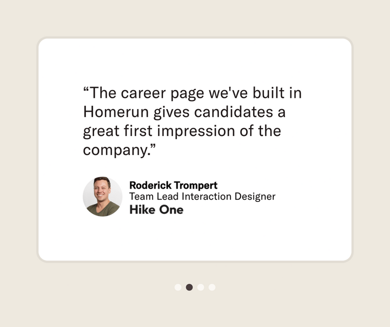 Homerun
				testimonial ui component