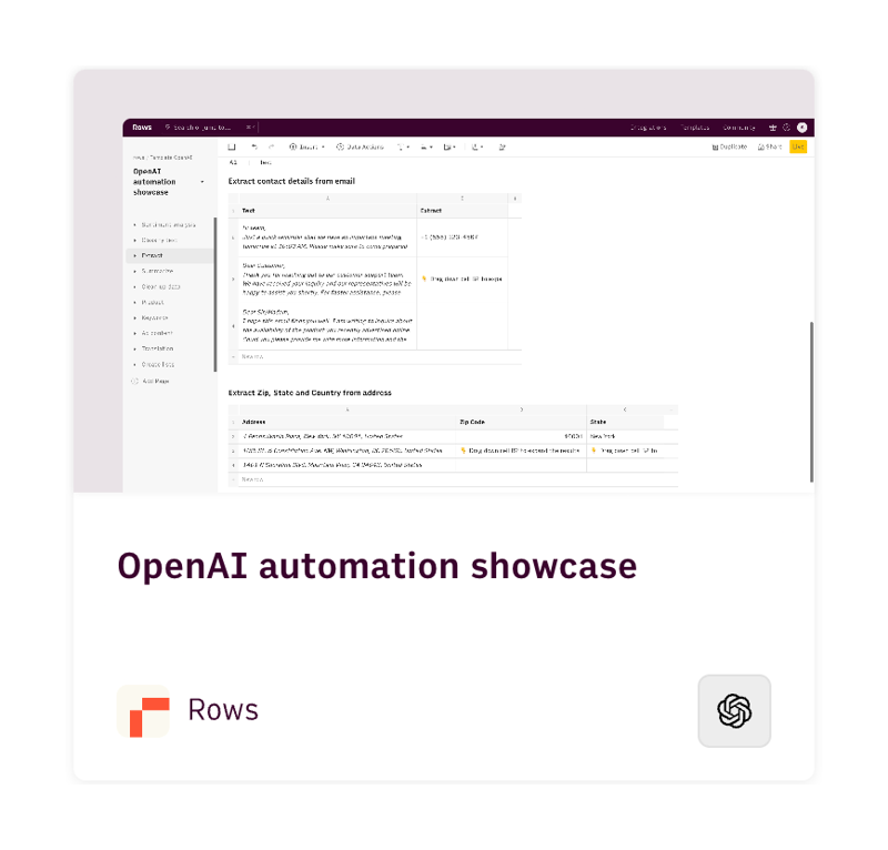 Rows
				card ui component
