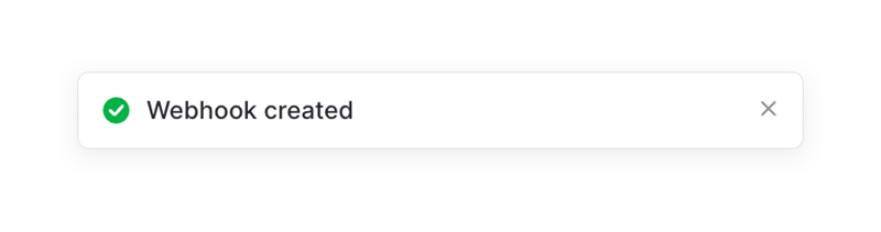 Linear
				notification toast ui component