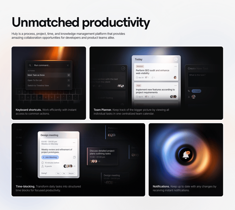 Huly
				bento box ui component