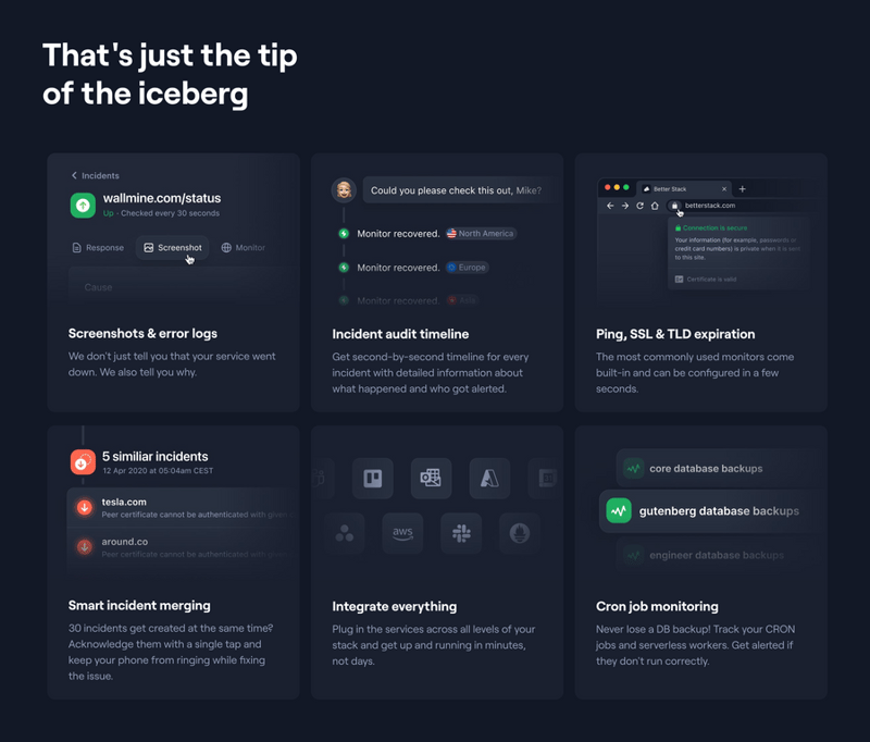 Better Stack
				bento box ui component