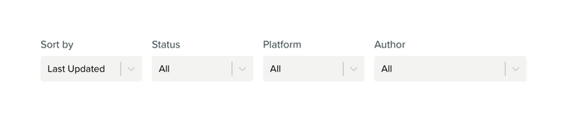 Sprig
				sorting & filtering ui component
