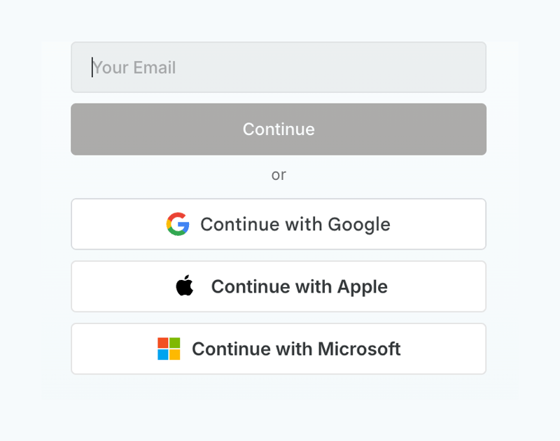 Craft
				social login button ui component