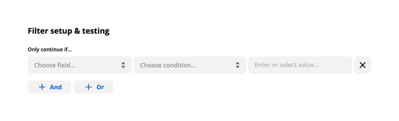 Zapier
				query builder ui component