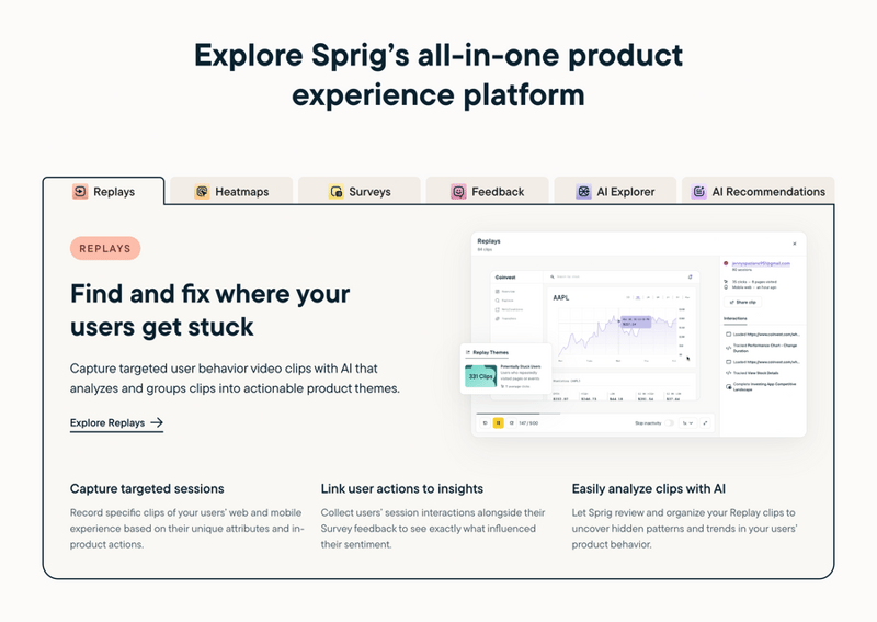 Sprig
				tabs ui component