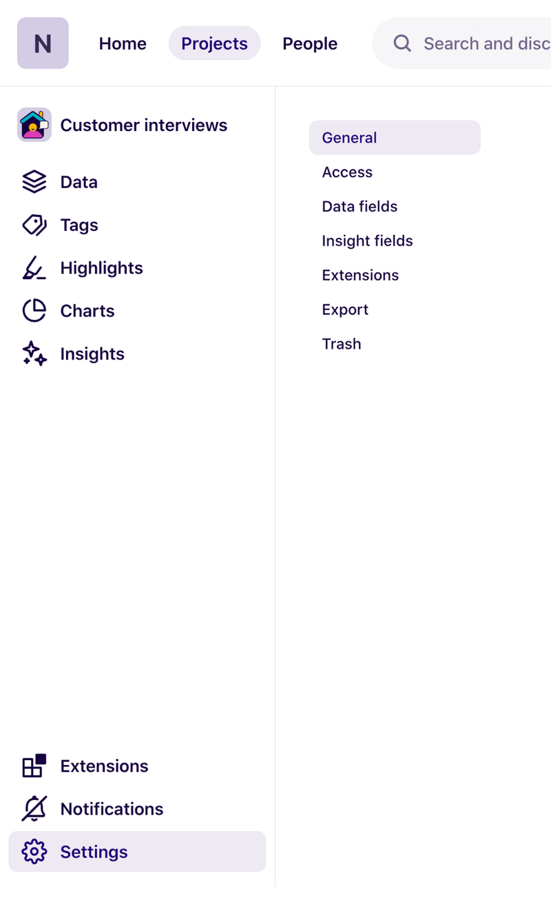 Dovetail
				vertical navigation ui component