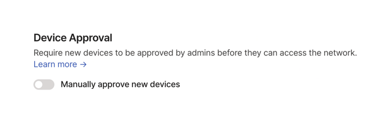 Tailscale
				toggle/switch ui component