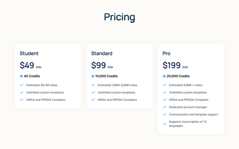 Lindy
				pricing section ui component