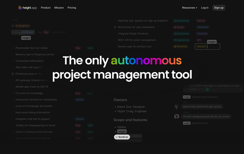 Height
				hero section ui component