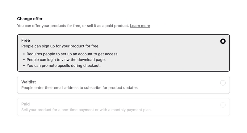 Podia
				checkbox & radio ui component