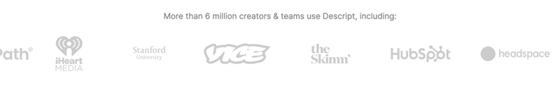 Descript
				testimonial ui component