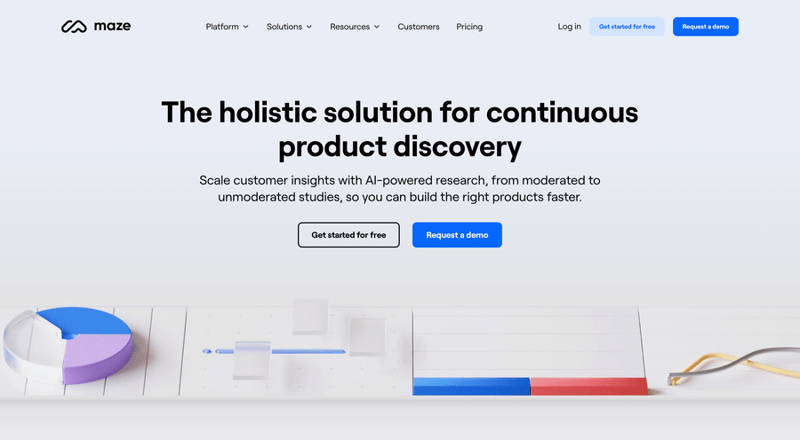 Maze
				hero section ui component