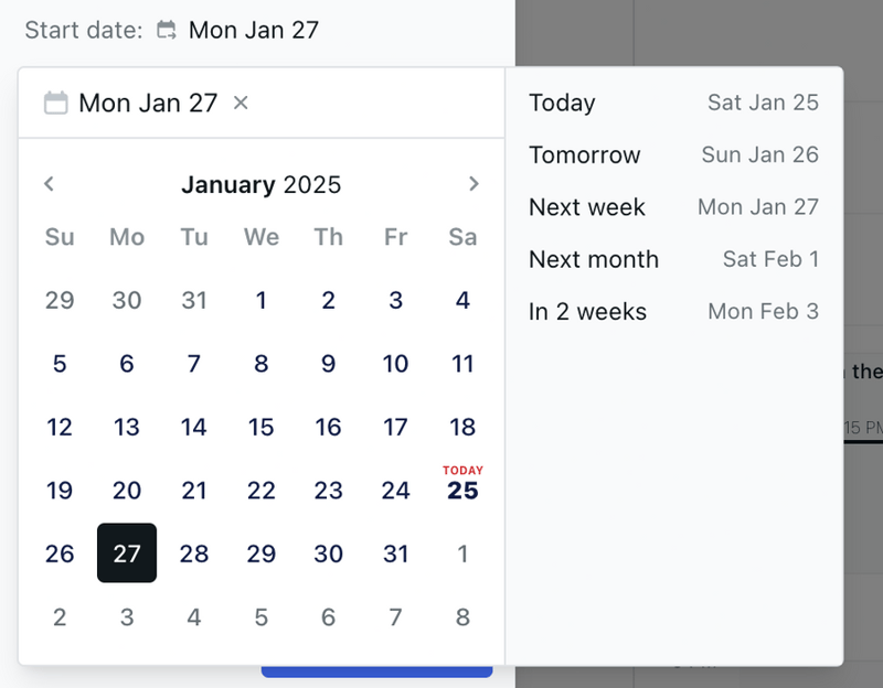 Motion
				datepicker ui component