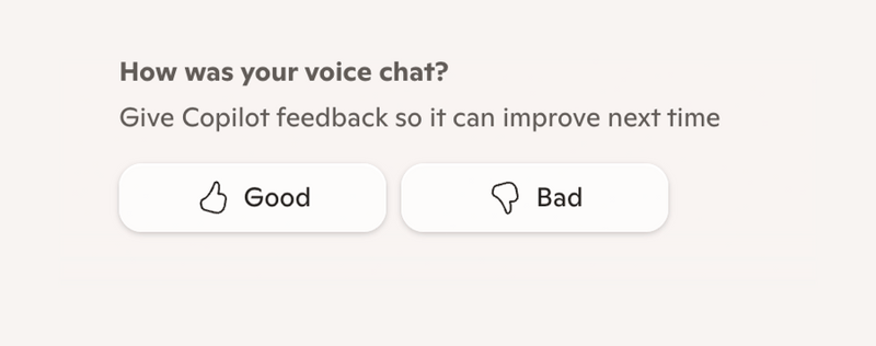 Copilot
				feedback ui component