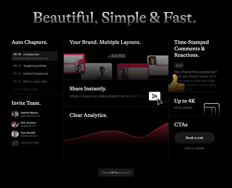 Supercut
				bento box ui component
