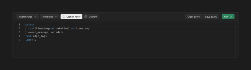 Supabase
				code block ui component