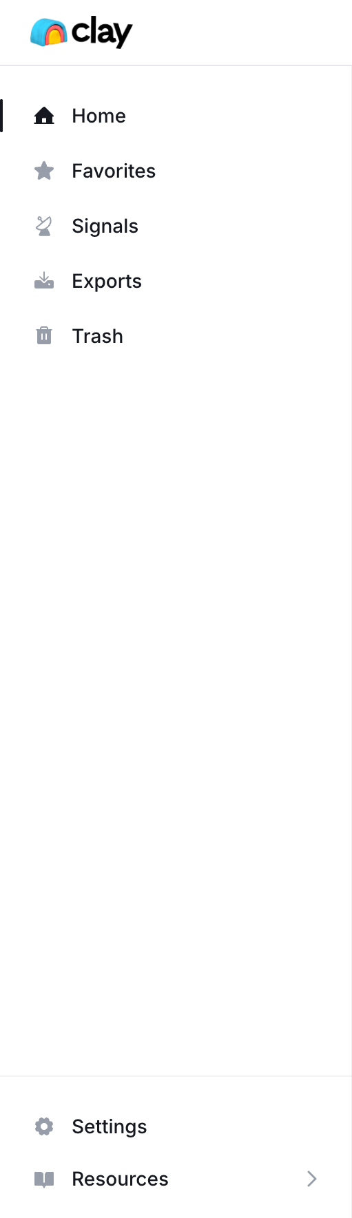 Clay
				vertical navigation ui component