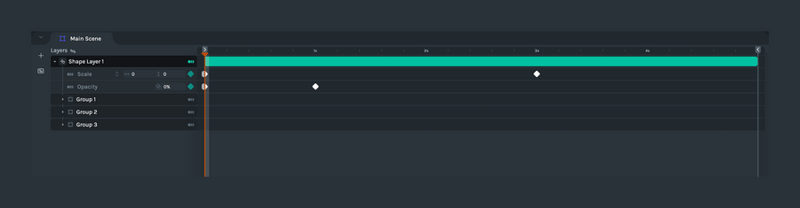Lottie
				timeline & history ui component