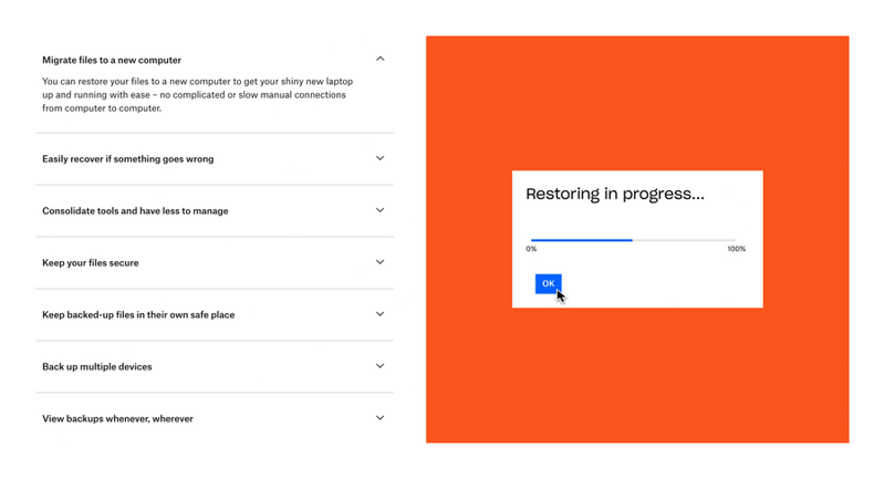 Dropbox
				accordion ui component