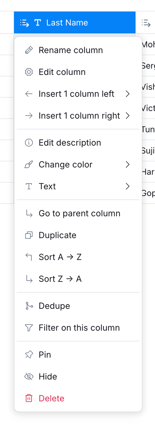 Clay
				dropdown menu ui component